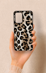 Oppo A54 Uyumlu Leopar Derisi Desenli Silikon Kılıf