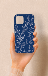 iPhone 11 Pro Uyumlu İnce Yaprak Dalı Desenli Silikon Kılıf