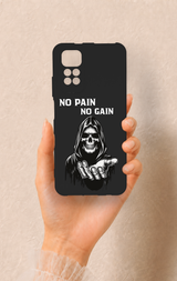 Redmi Note 11S Uyumlu No Pain No Gain Desenli Silikon Kılıf