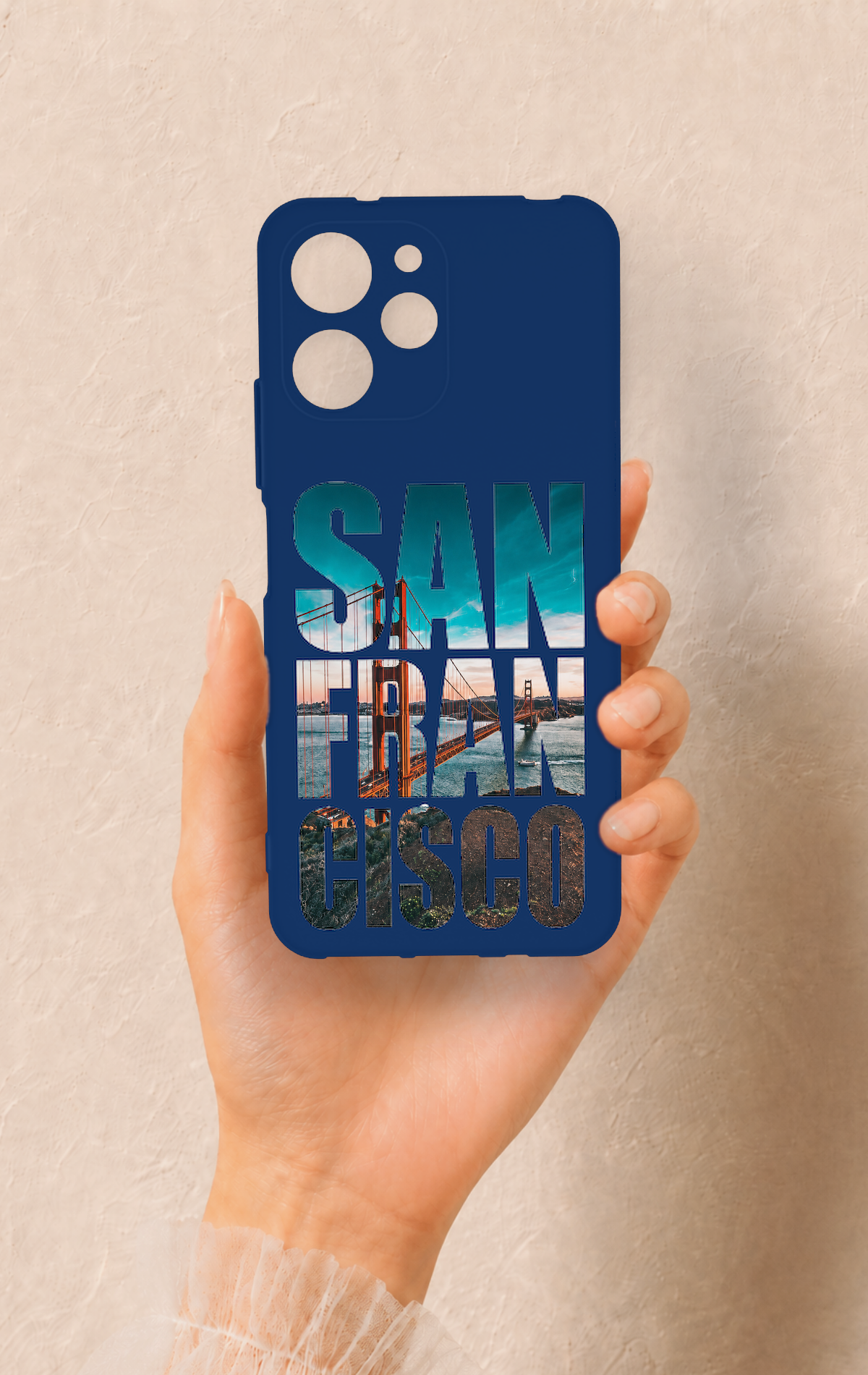 Redmi 12 Uyumlu San Francisco Desenli Silikon Kılıf