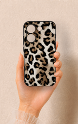 Poco X8 Pro Uyumlu Leopar Derisi Desenli Silikon Kılıf