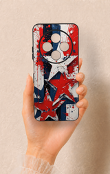 Redmi 14C Uyumlu Star Flag Desenli Silikon Kılıf