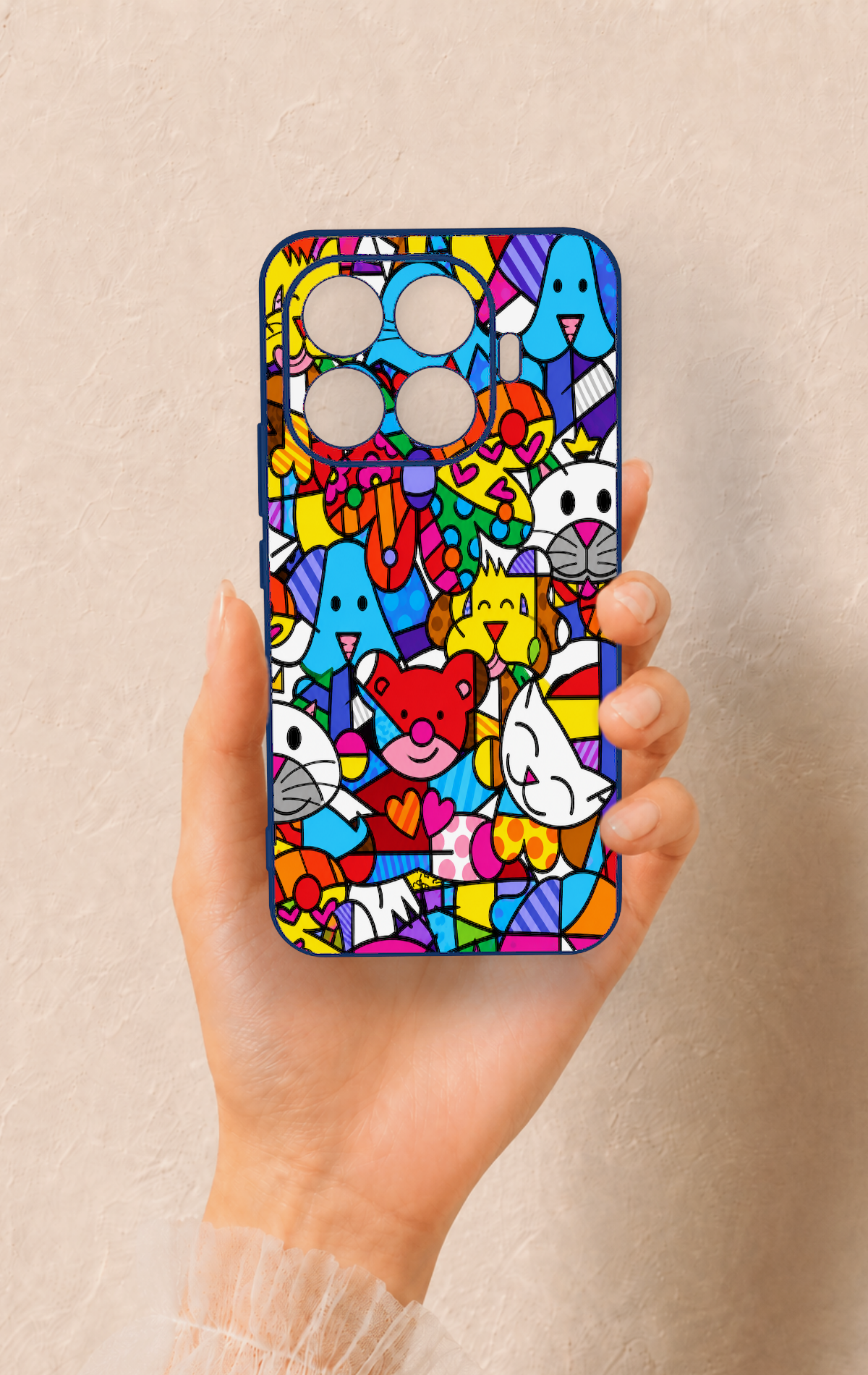 Mi 17T Pro 5G Uyumlu Britto Garden Desenli Silikon Kılıf
