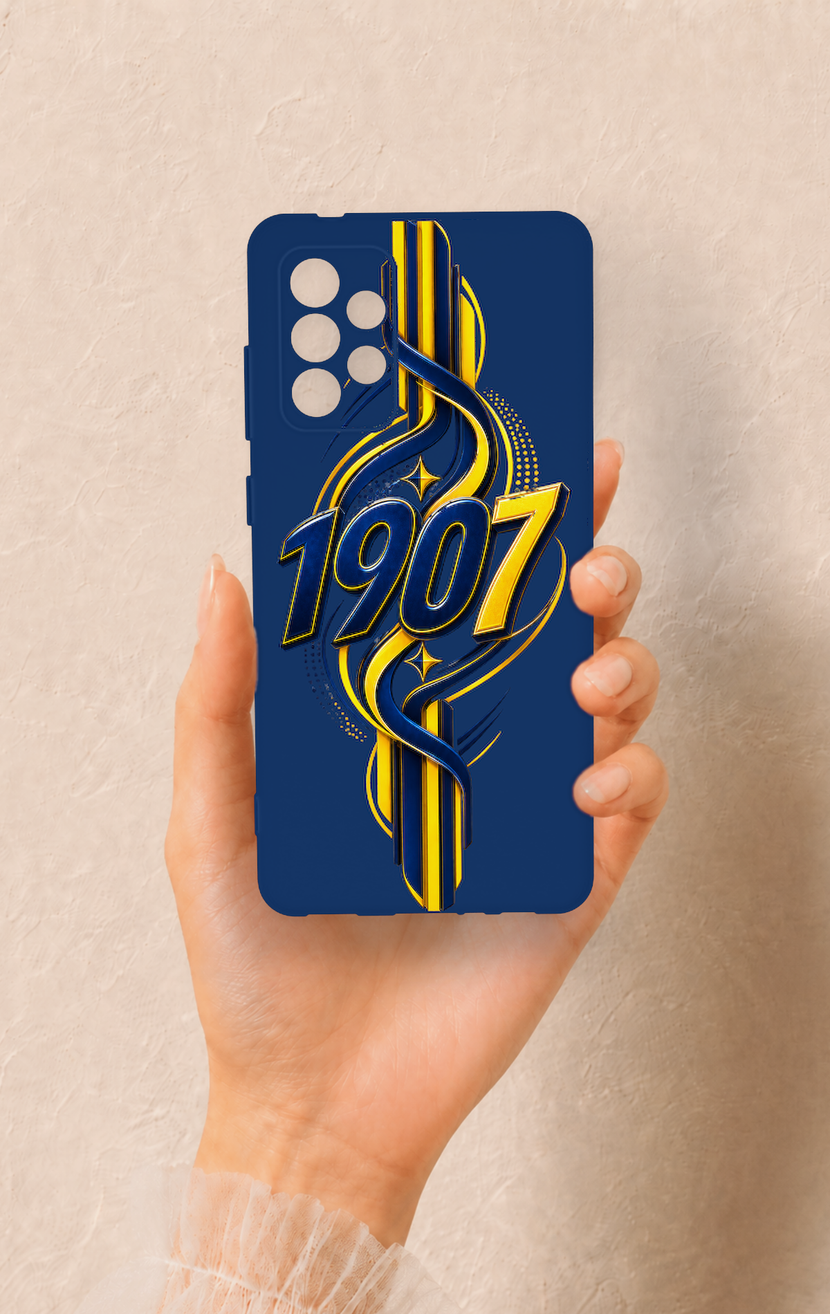 Samsung-A72 Uyumlu FB-1907 Desenli Silikon Kılıf