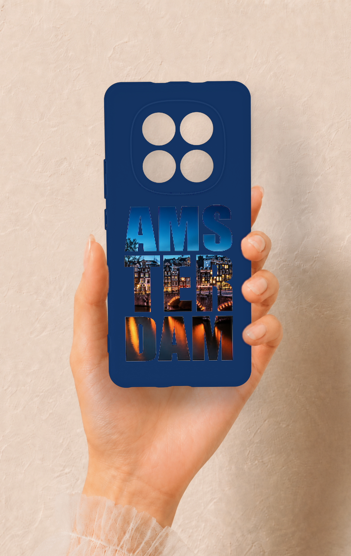 REDMİ NOTE 15 4G Uyumlu Amsterdam Desenli Silikon Kılıf
