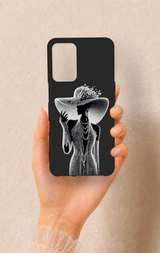 Oppo A16 Uyumlu Lady Desenli Silikon Kılıf