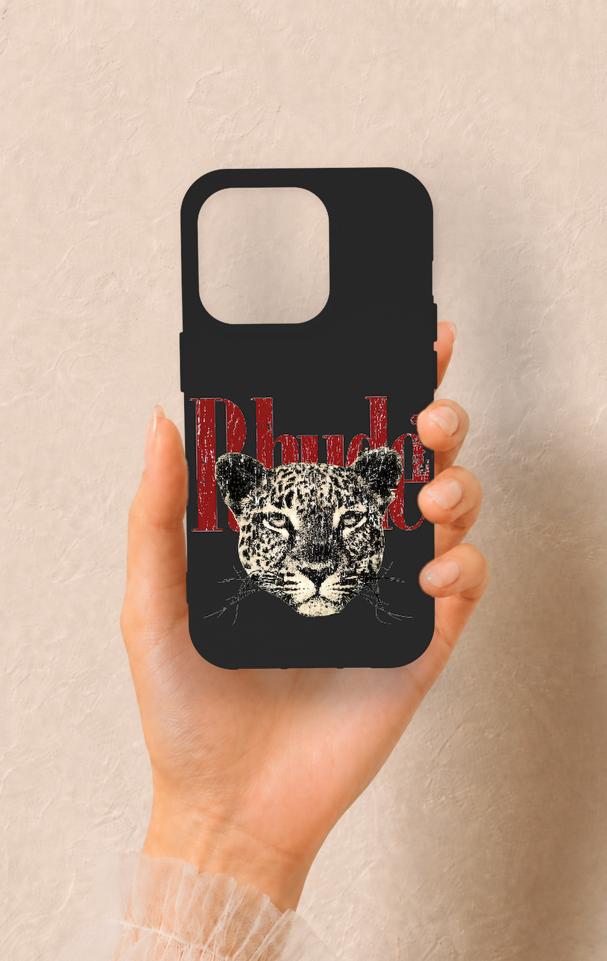 iPhone 14 Pro Uyumlu Rhude Desenli Silikon Kılıf