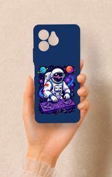 Omix x6 Uyumlu Astronot DJ Desenli Silikon Kılıf