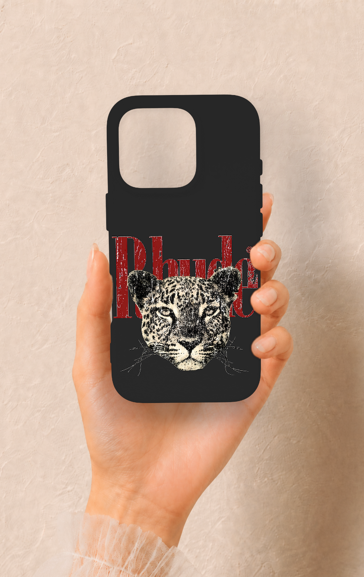 iPhone 16 Pro Uyumlu Rhude Desenli Silikon Kılıf