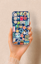 Samsung S23 Uyumlu Summer Vibes Desenli Silikon Kılıf