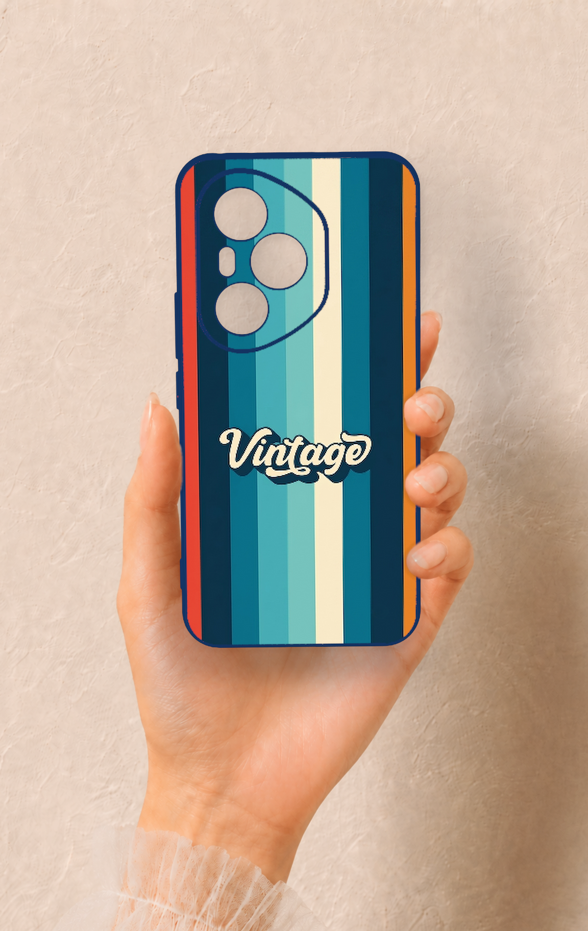 Honor 400 Pro Uyumlu Vintage Desenli Silikon Kılıf