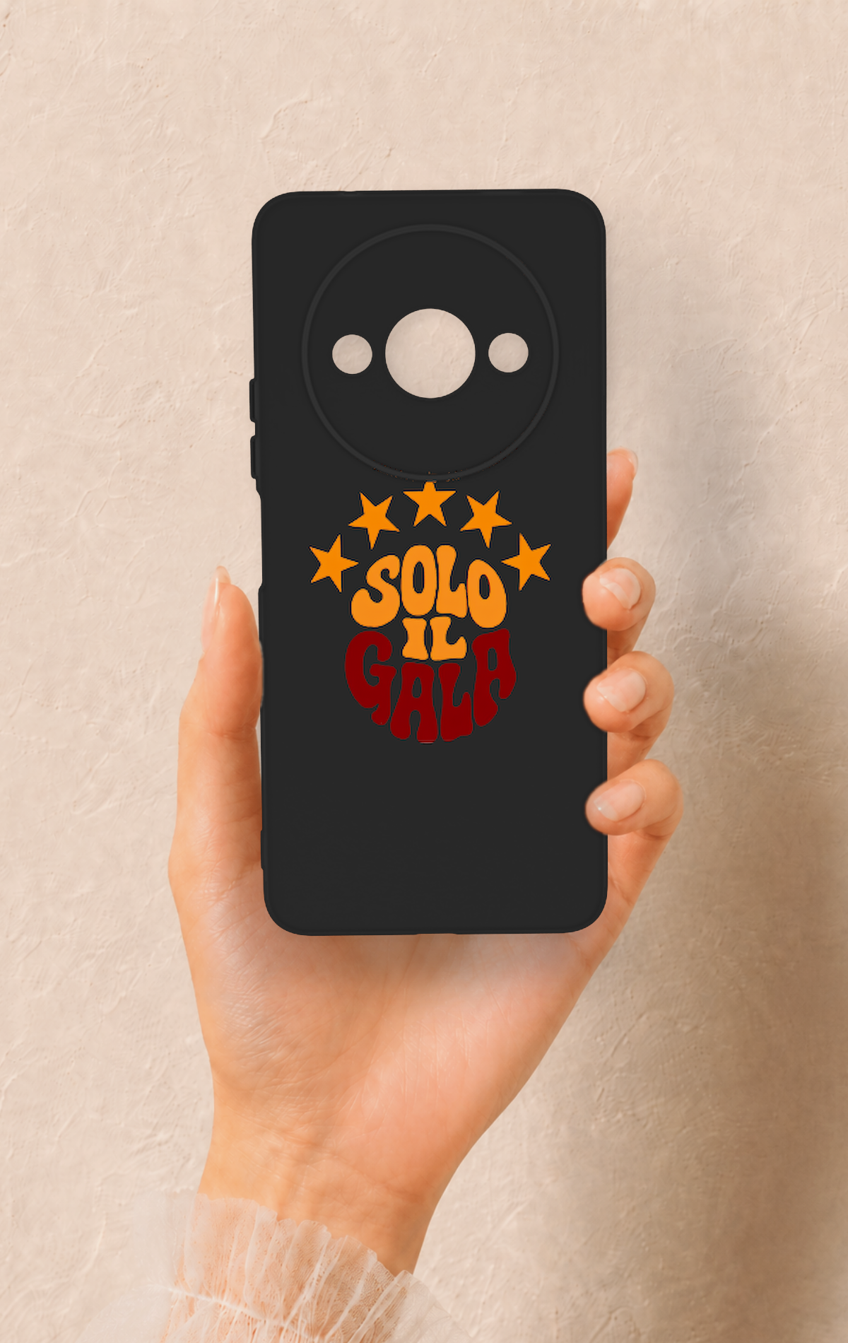 Redmi A3 Uyumlu Solo IL Gala Desenli Silikon Kılıf