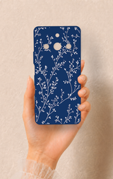 Realme 11 Pro Uyumlu İnce Yaprak Dalı Desenli Silikon Kılıf