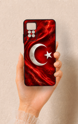 Redmi Note 11 Pro 4G Uyumlu Türk Bayrağı Desenli Silikon Kılıf