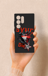 Samsung S24 Ultra Uyumlu Sync Die Desenli Silikon Kılıf