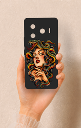 Tecno Camon 30 Pro 5G Uyumlu Medusa Desenli Silikon Kılıf
