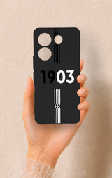 Tecno Camon 20 Pro Uyumlu 1903 Kemer Desenli Silikon Kılıf