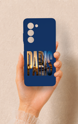 Oppo A5 5G Uyumlu Paris Desenli Silikon Kılıf