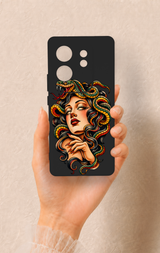 İnfinix Zero 30 Uyumlu Medusa Desenli Silikon Kılıf