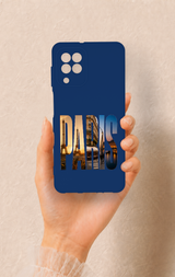 Samsung A22 Uyumlu Paris Desenli Silikon Kılıf