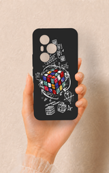 Honor 400 Pro Uyumlu Rubik Küb Desenli Silikon Kılıf