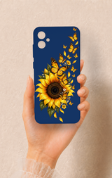 Samsung A05 Uyumlu Ayçiçeği Desenli Silikon Kılıf