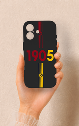 iPhone 17 Uyumlu 1905 Kemer Desenli Silikon Kılıf