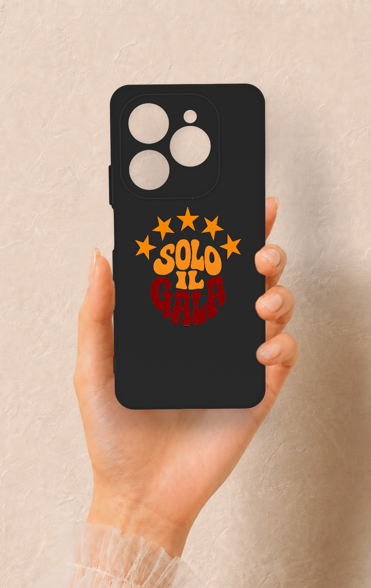Tecno Spark 20 Pro Uyumlu Solo IL Gala Desenli Silikon Kılıf