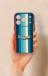 iPhone 17 Pro Uyumlu Vintage Desenli Silikon Kılıf