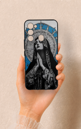 Tecno Spark 8C Uyumlu Rahibe Desenli Silikon Kılıf