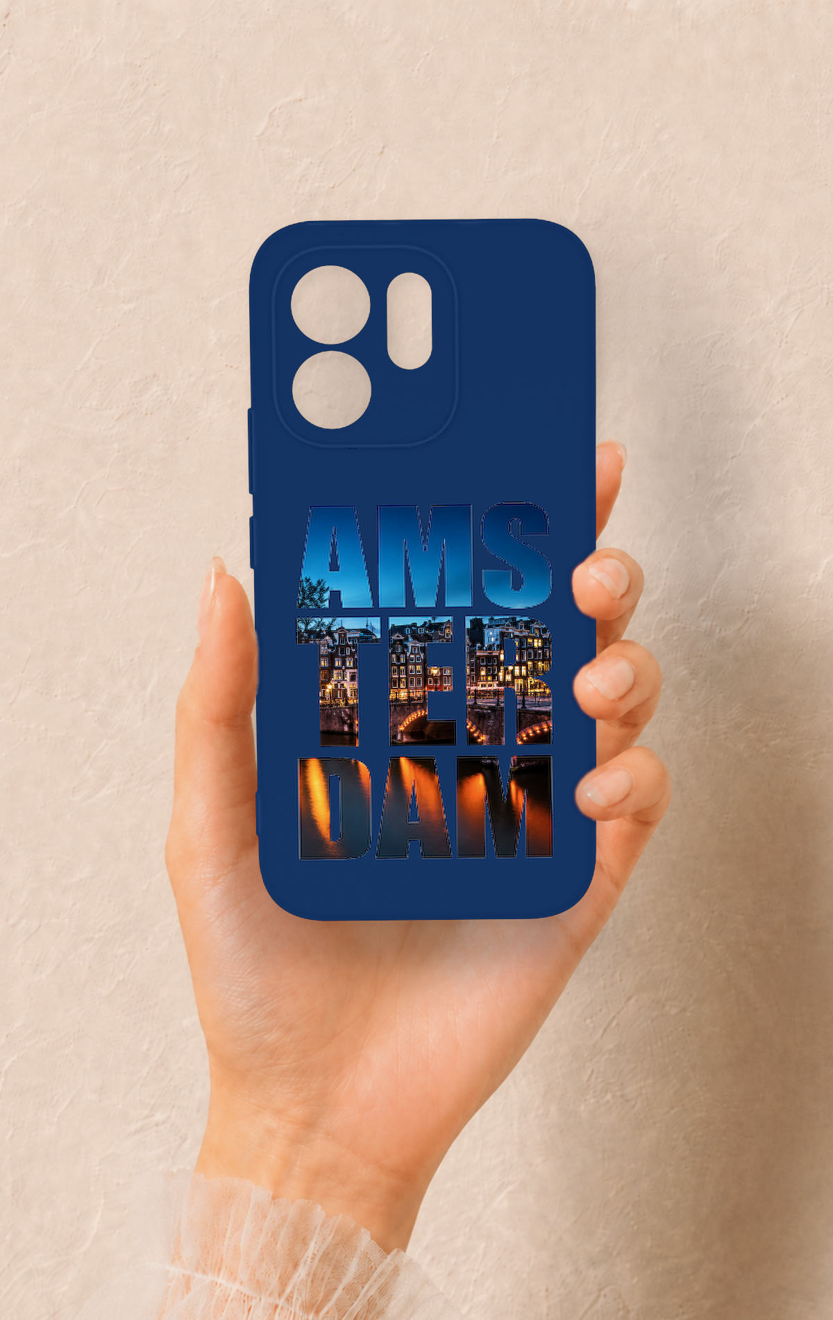 Vivo V70 5G Uyumlu Amsterdam Desenli Silikon Kılıf