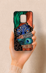 Redmi Note 9 Pro 9S Uyumlu Amazon Kaplan Desenli Silikon Kılıf