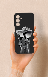 Samsung A25 Uyumlu Lady Desenli Silikon Kılıf
