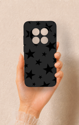 Redmi Note 15 Pro 5G Uyumlu Siyah Star Desenli Silikon Kılıf