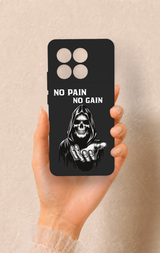 Poco X6 Pro Uyumlu No Pain No Gain Desenli Silikon Kılıf