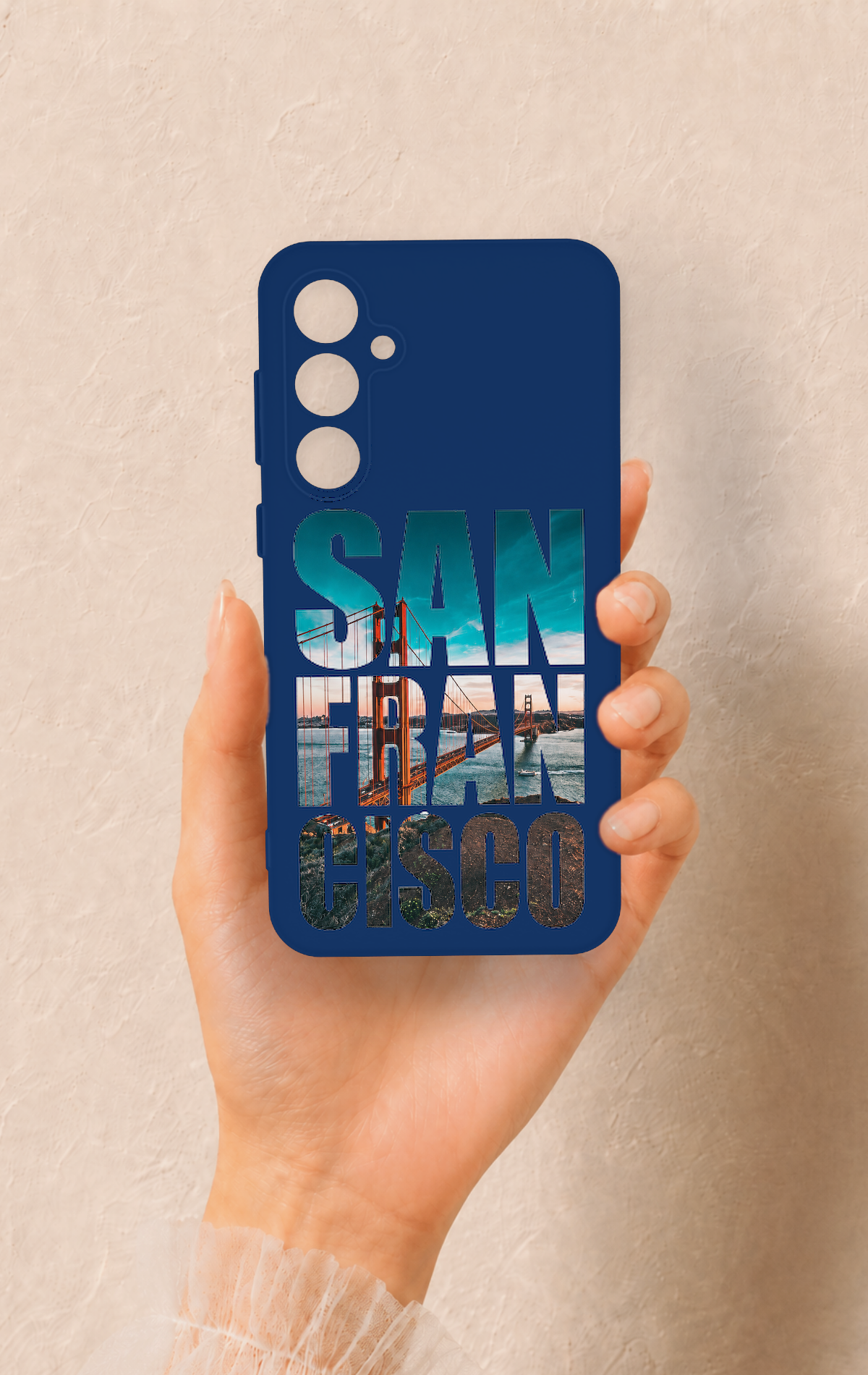 Samsung S23Fe Uyumlu San Francisco Desenli Silikon Kılıf