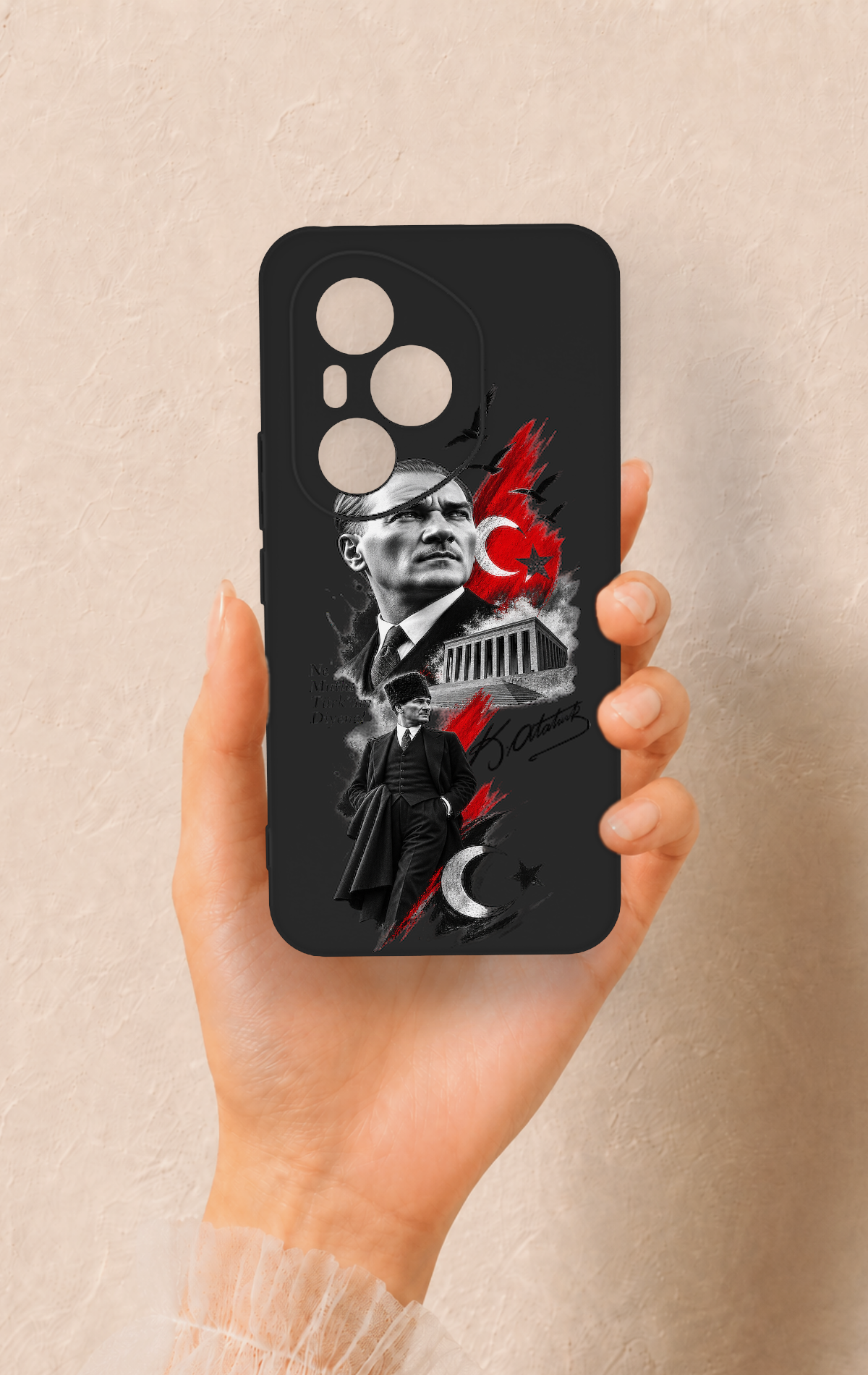 Honor 400 Pro Uyumlu Atatürk Anıtkabir Desenli Silikon Kılıf