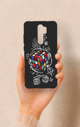 Redmi Note 8 Pro Uyumlu Rubik Küb Desenli Silikon Kılıf