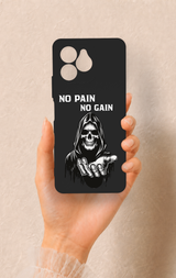 Omix x6 Uyumlu No Pain No Gain Desenli Silikon Kılıf
