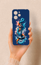 Redmi 12 Uyumlu Anchor Desenli Silikon Kılıf