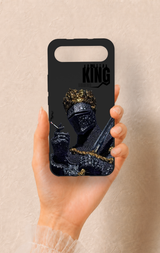 Tecno Spark Slim Uyumlu King Desenli Silikon Kılıf