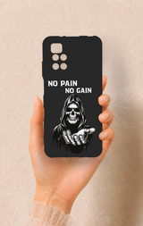 Redmi 10 2022 Uyumlu No Pain No Gain Desenli Silikon Kılıf