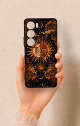 Vivo Y19s Uyumlu Mistik Güneş Desenli Silikon Kılıf