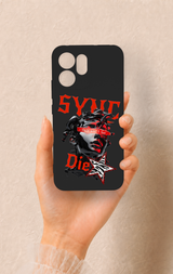 Oppo Reno 14F Uyumlu Sync Die Desenli Silikon Kılıf