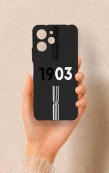 Redmi 12 Uyumlu 1903 Kemer Desenli Silikon Kılıf