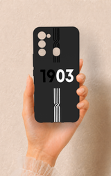 Tecno Spark 8C Uyumlu 1903 Kemer Desenli Silikon Kılıf