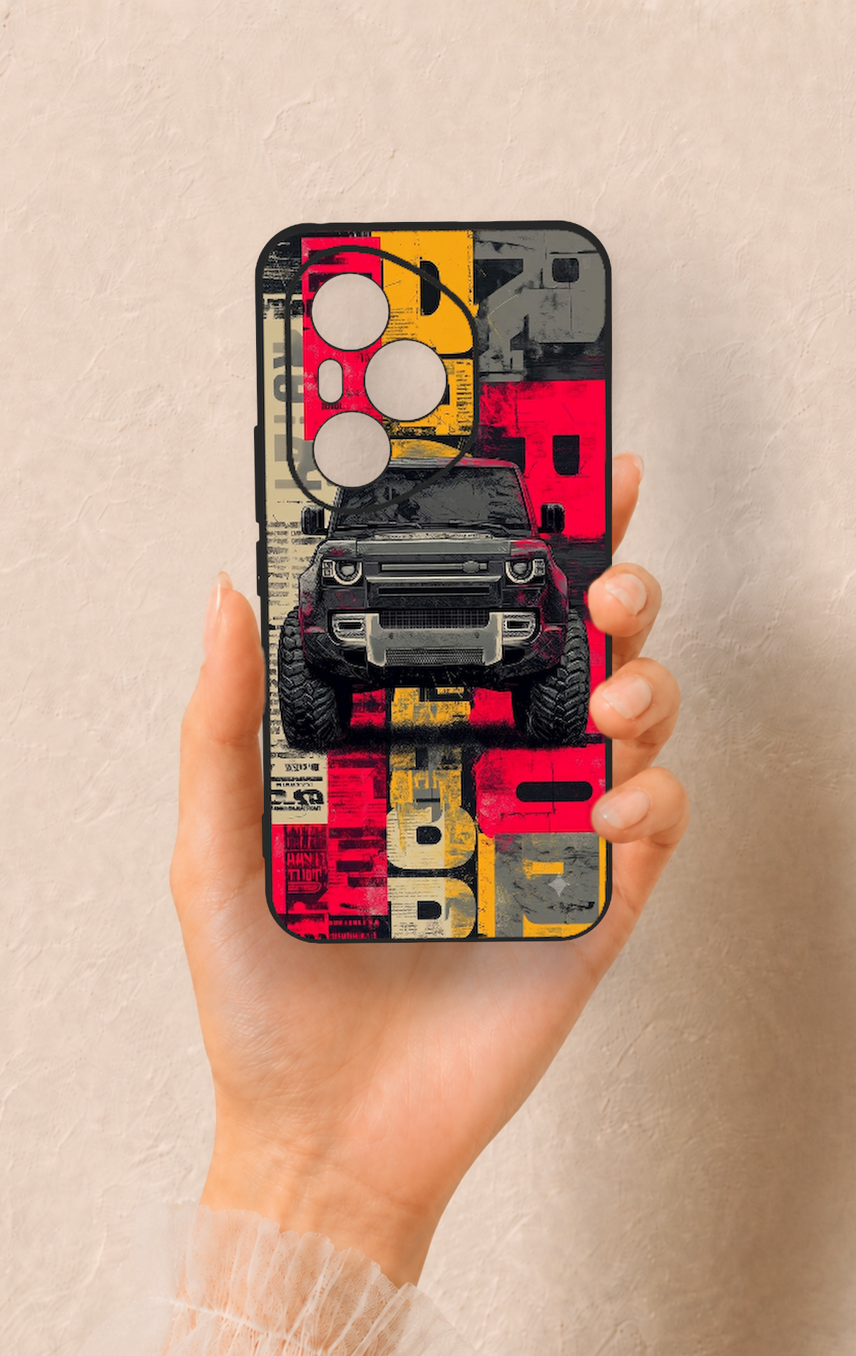 Honor 400 Pro Uyumlu Defender Truck Desenli Silikon Kılıf