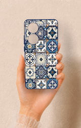 Oppo Reno 11F Uyumlu Mozaik Çini Desenli Silikon Kılıf