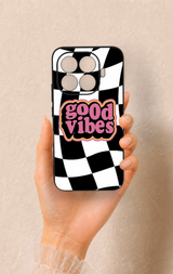 Mi 15T PRO Uyumlu Black Good Vibes Desenli Silikon Kılıf