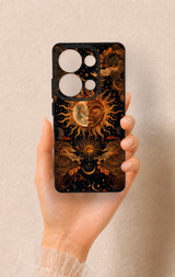 Redmi Note 13 Pro 4G Uyumlu Mistik Güneş Desenli Silikon Kılıf